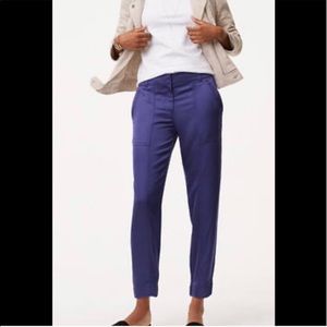 LOFT SATIN PURPLE CARGO JOGGER💜